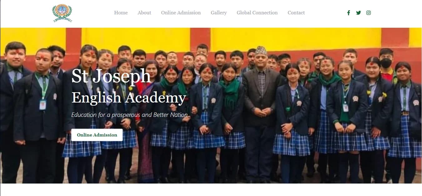 School Website Template project by Pujan Joshi