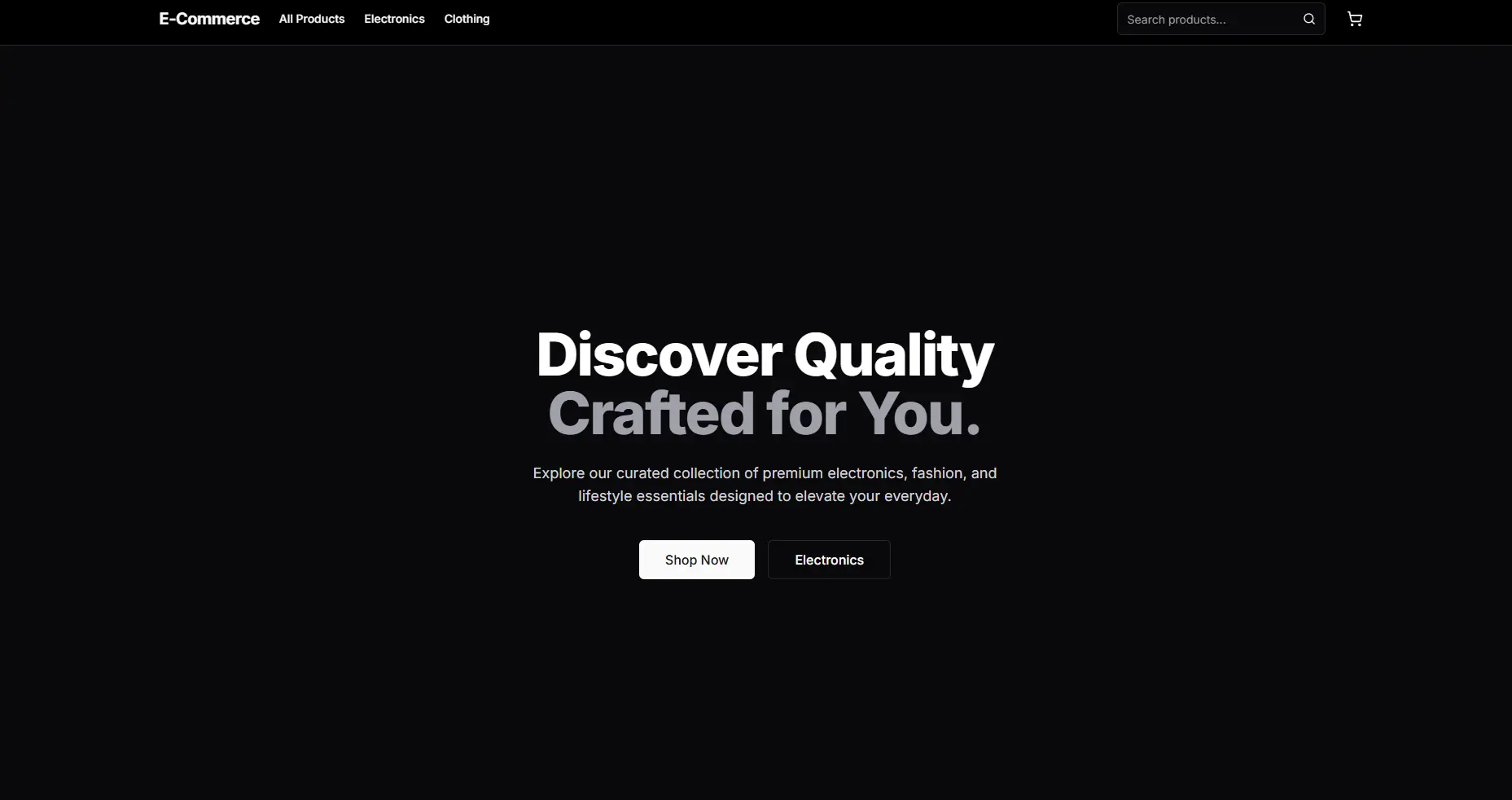 Modern E-Commerce